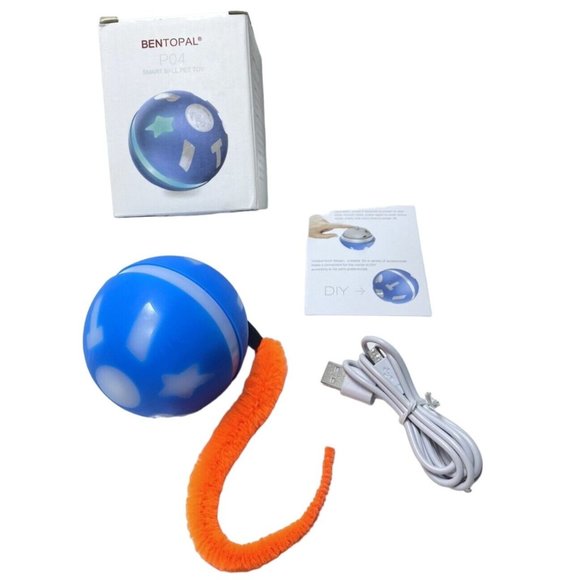BENTOPAL Cat Bentopal Usb Charging Interactive Dogcat Toy Ball With